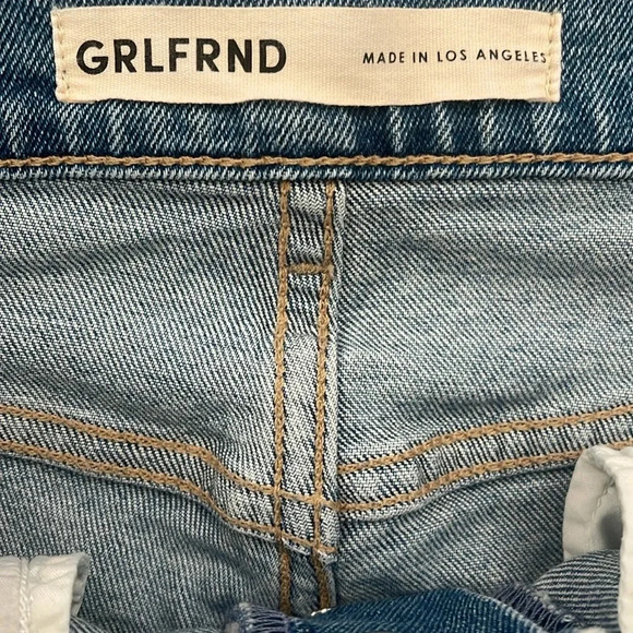 GRLFRND The Piper Super High Rise Slim Crop Jean - Picture 6 of 8